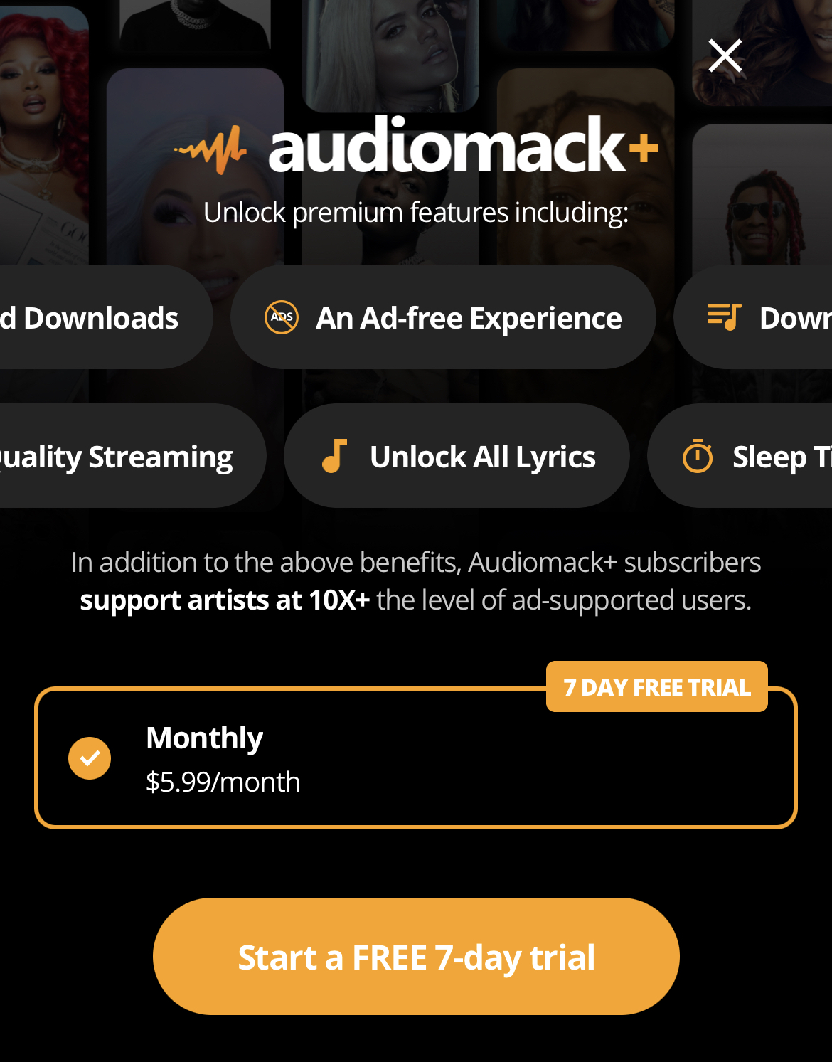 What Is a "Premium Download"? Audiomack Help Center